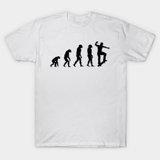 Evolution Skater Skateboarding Gift T-Shirt